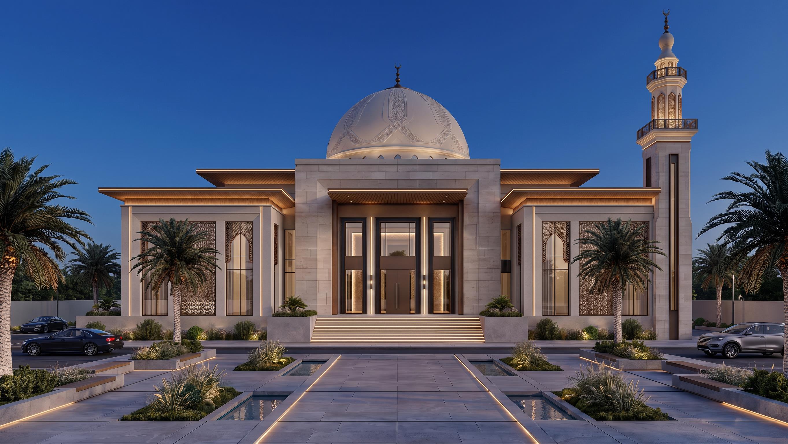 Mosque Exterior Concept — architectural visualization supplied for COVE website