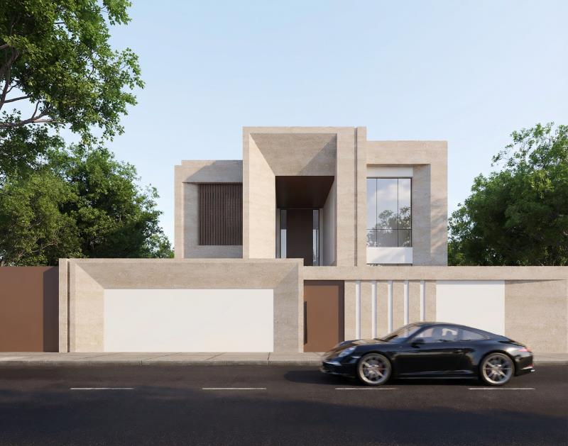 Contemporary Minimalist Villa — architectural visualization supplied for COVE website